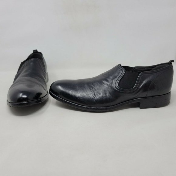 SARTORI GOLD Other - SARTORI GOLD BLACK LEATHER PLAIN TOE ANKLE BOOT HANDMADE IN ITALY MENS SIZE 10